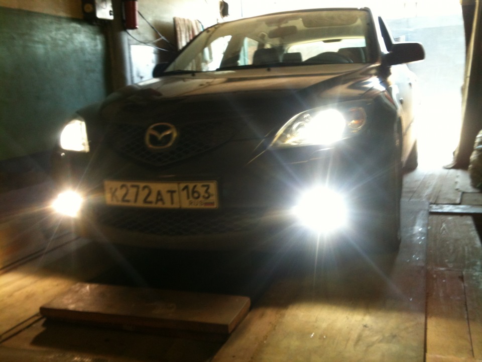Ксенон… — Mazda 3 (1G) BK, 2008 года | тюнинг | DRIVE2