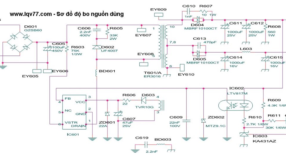 Схема монитора samsung 940mw 940mg