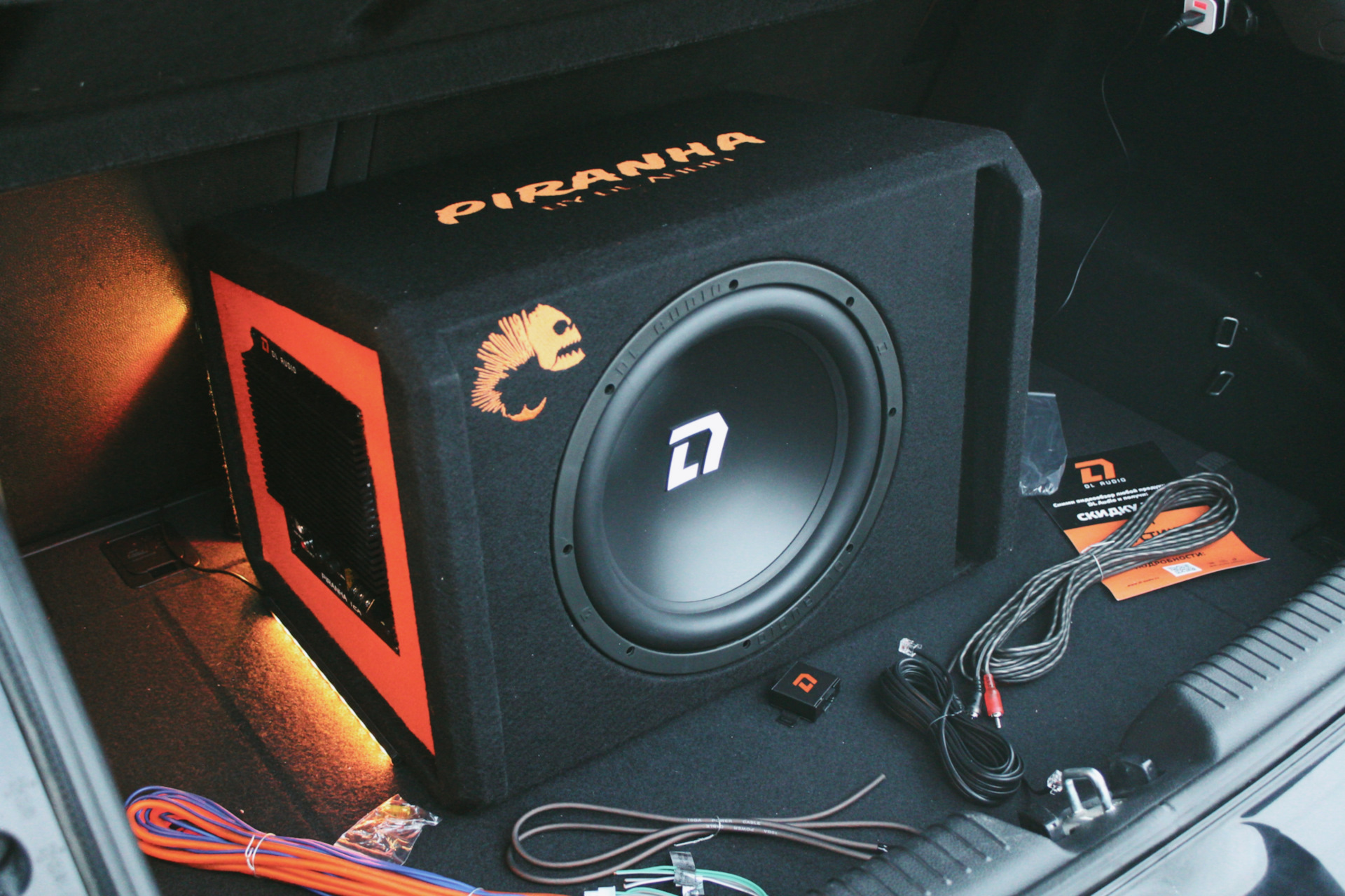 Dl audio piranha 12a black