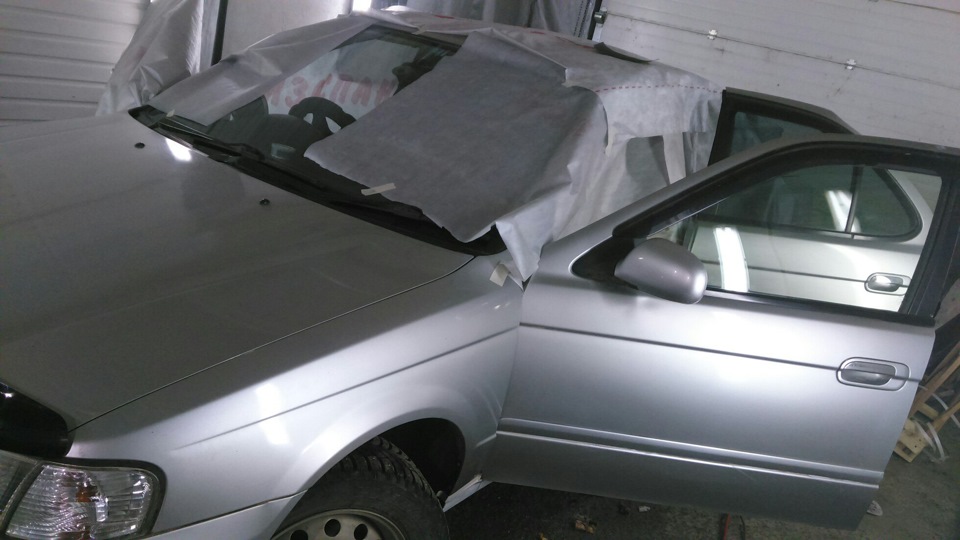 Nissan Sunny — Удаление ржавчины на порогах. — DI Service на DRIVE2