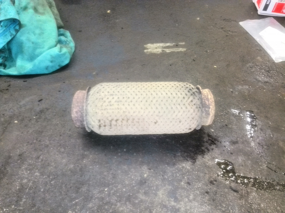 Замена гофры выхлопной системы. — ReMark.NN на DRIVE2