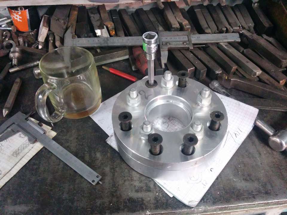 3. Проставки или смена разболтовки — Toyota Carina (2G), 1,6 л, 1981 ...