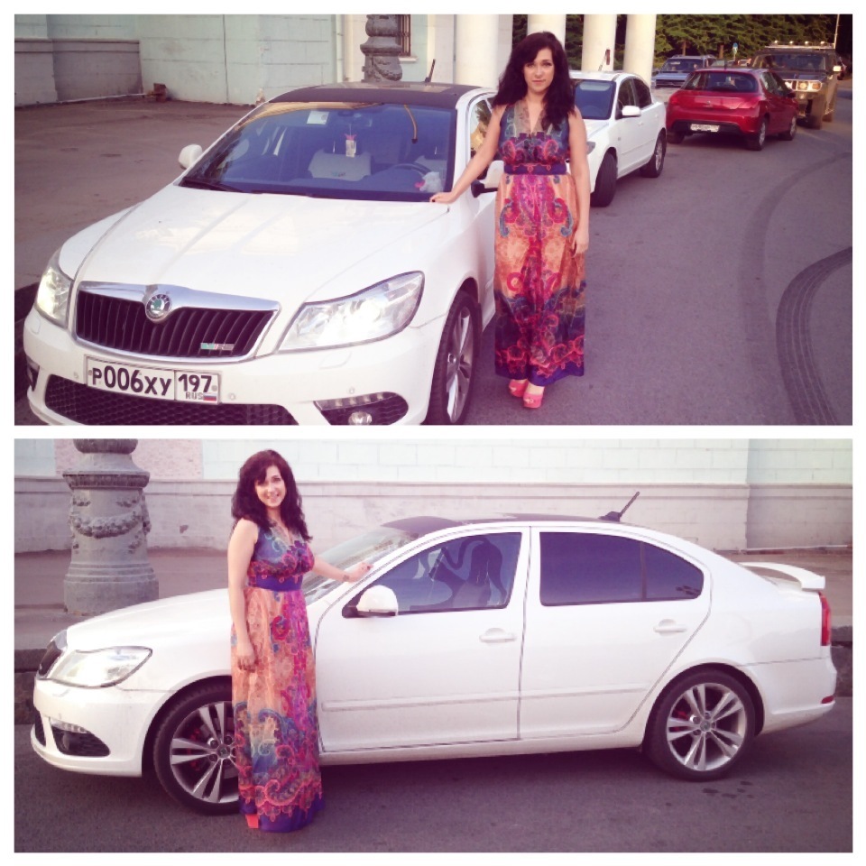 Прогулка по ВВЦ — Skoda Octavia RS A5 Mk2, 2 л, 2012 года | просто так ...