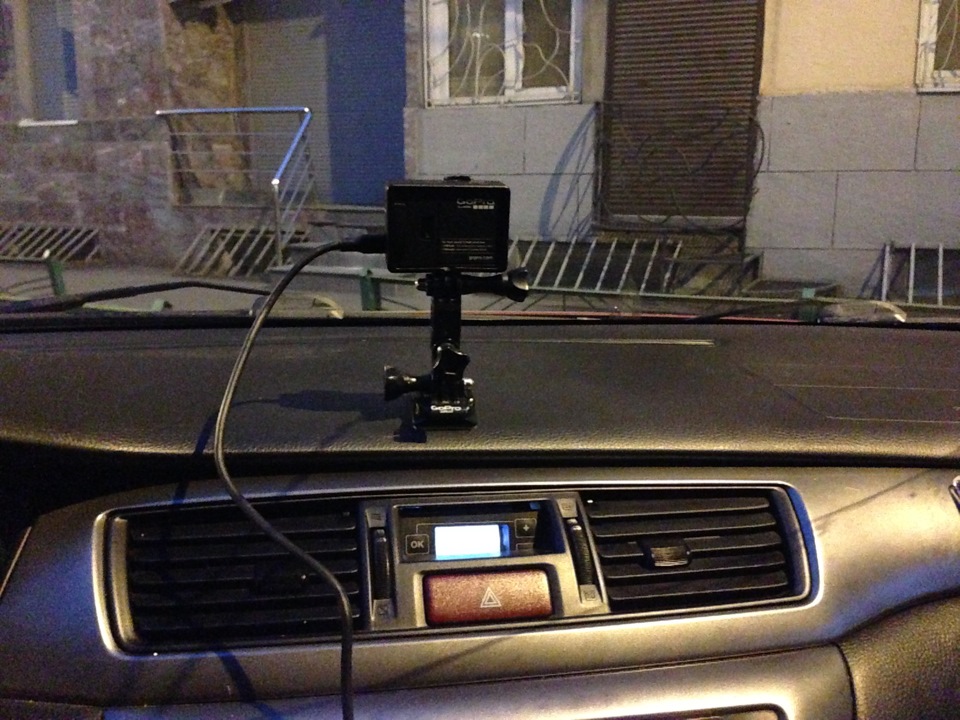 GoPro как видео-регистратор — Mitsubishi Lancer IX, 1,6 л, 2005 года ...