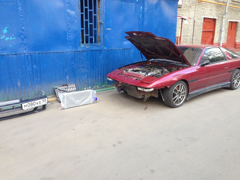 Фронтальный интеркулер — Toyota Supra (70), 3 л, 1990 года | тюнинг ...