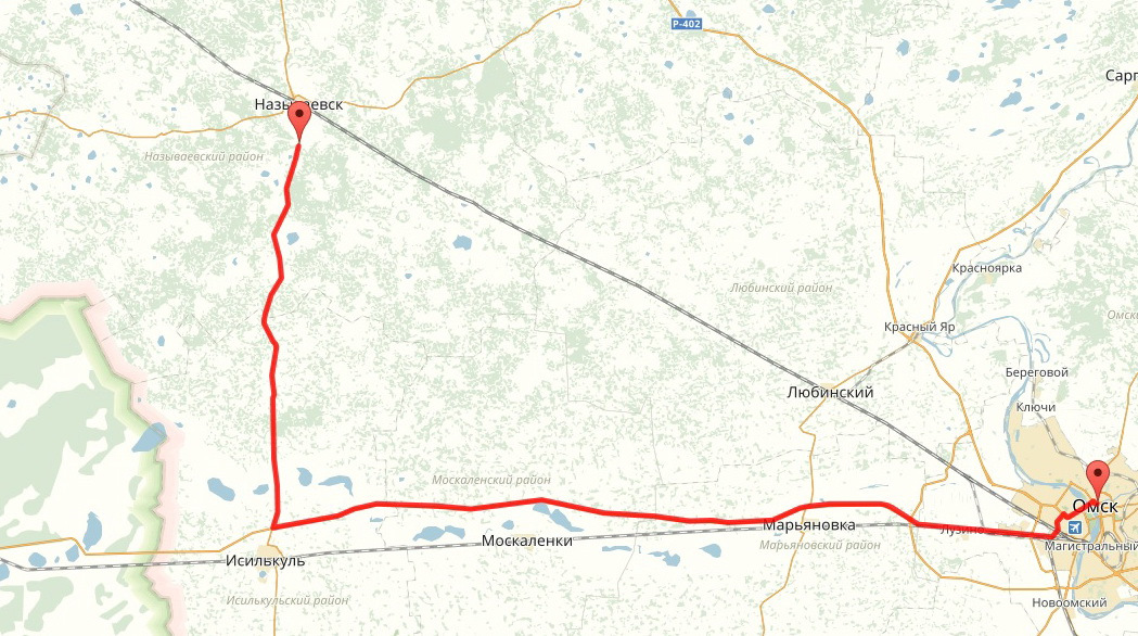 Карта рп москаленки омской области