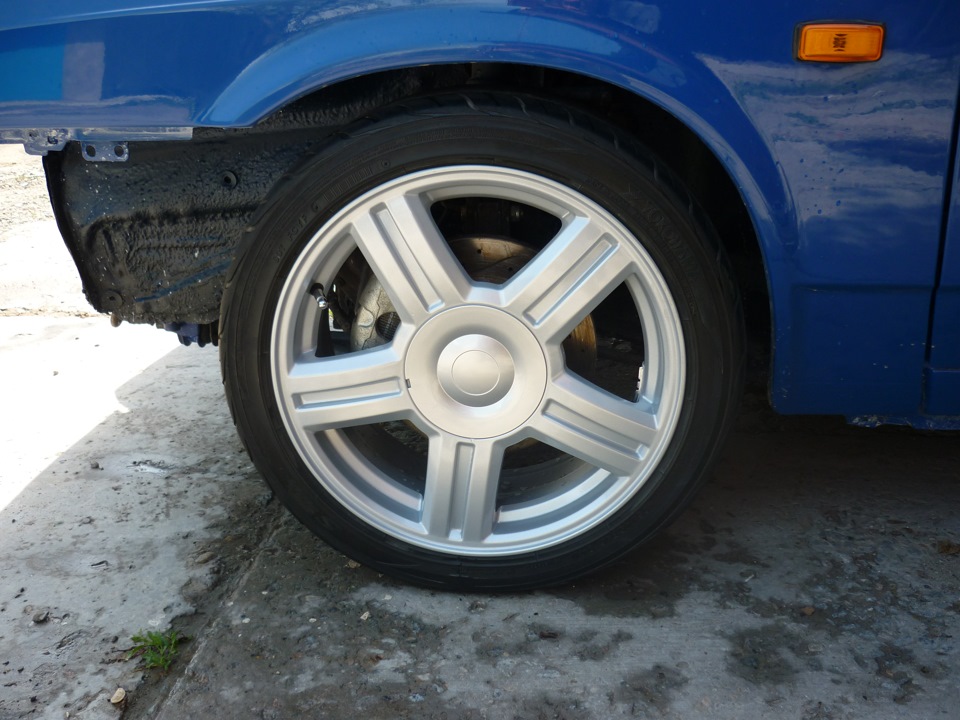 Прикупил новые тапочки) — Lada 21099, 1,5 л, 1998 года | колёсные диски ...