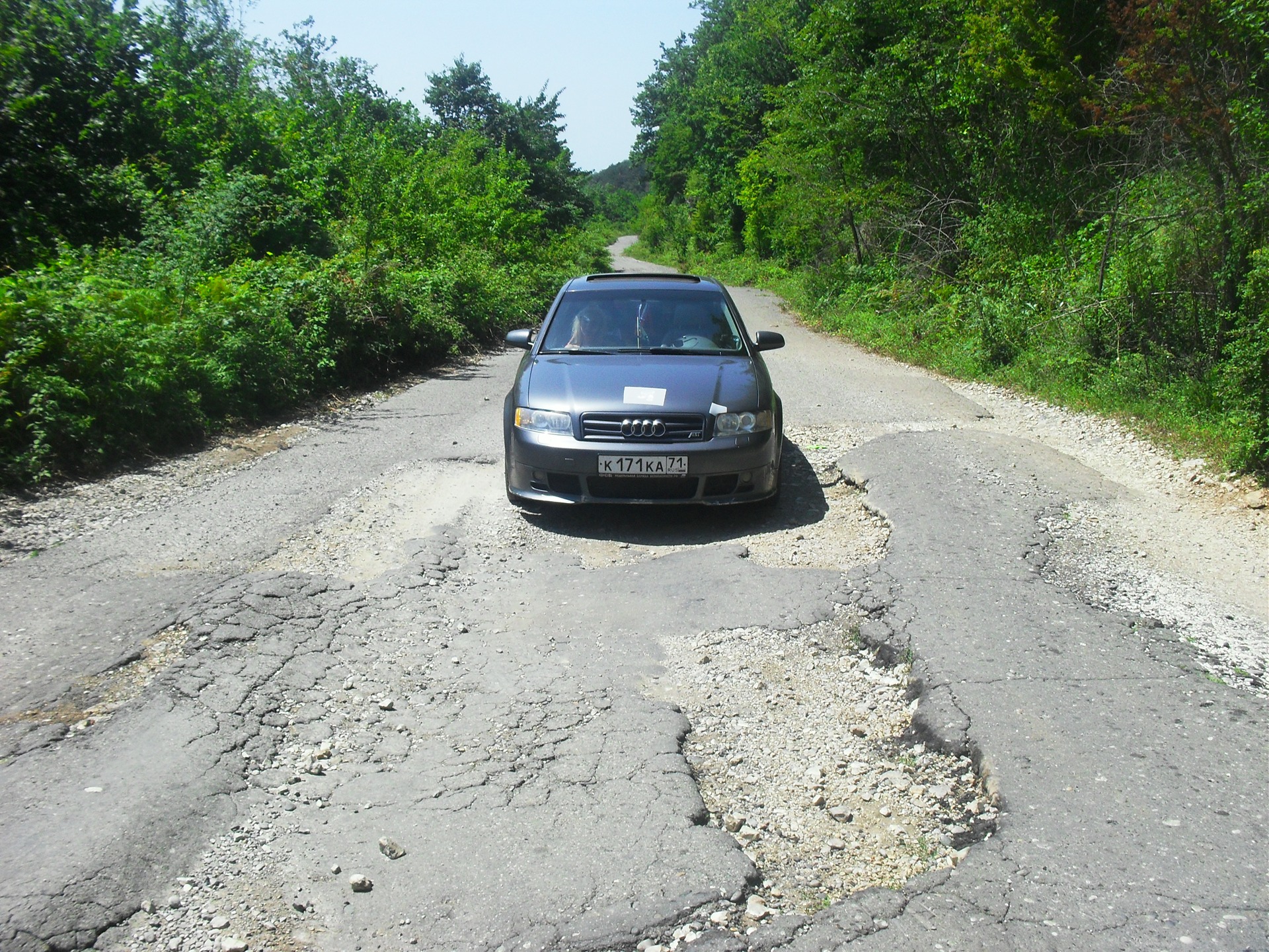 Покоренние гор Абхазии — Audi A4 (B6), 1,8 л, 2002 года | путешествие |  DRIVE2