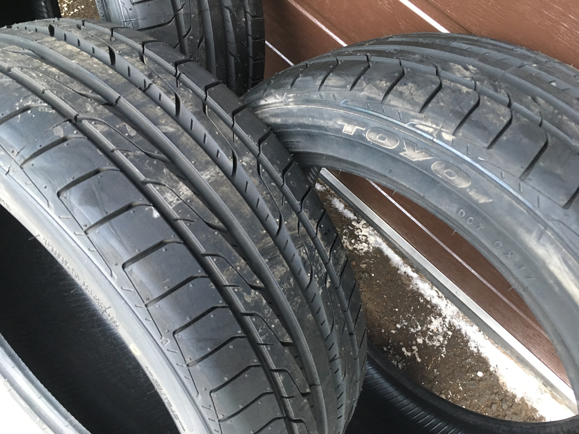 Подготовка к сезону, резина Toyo DRB, диски Manaray Sport R18 — Mazda 6 ...