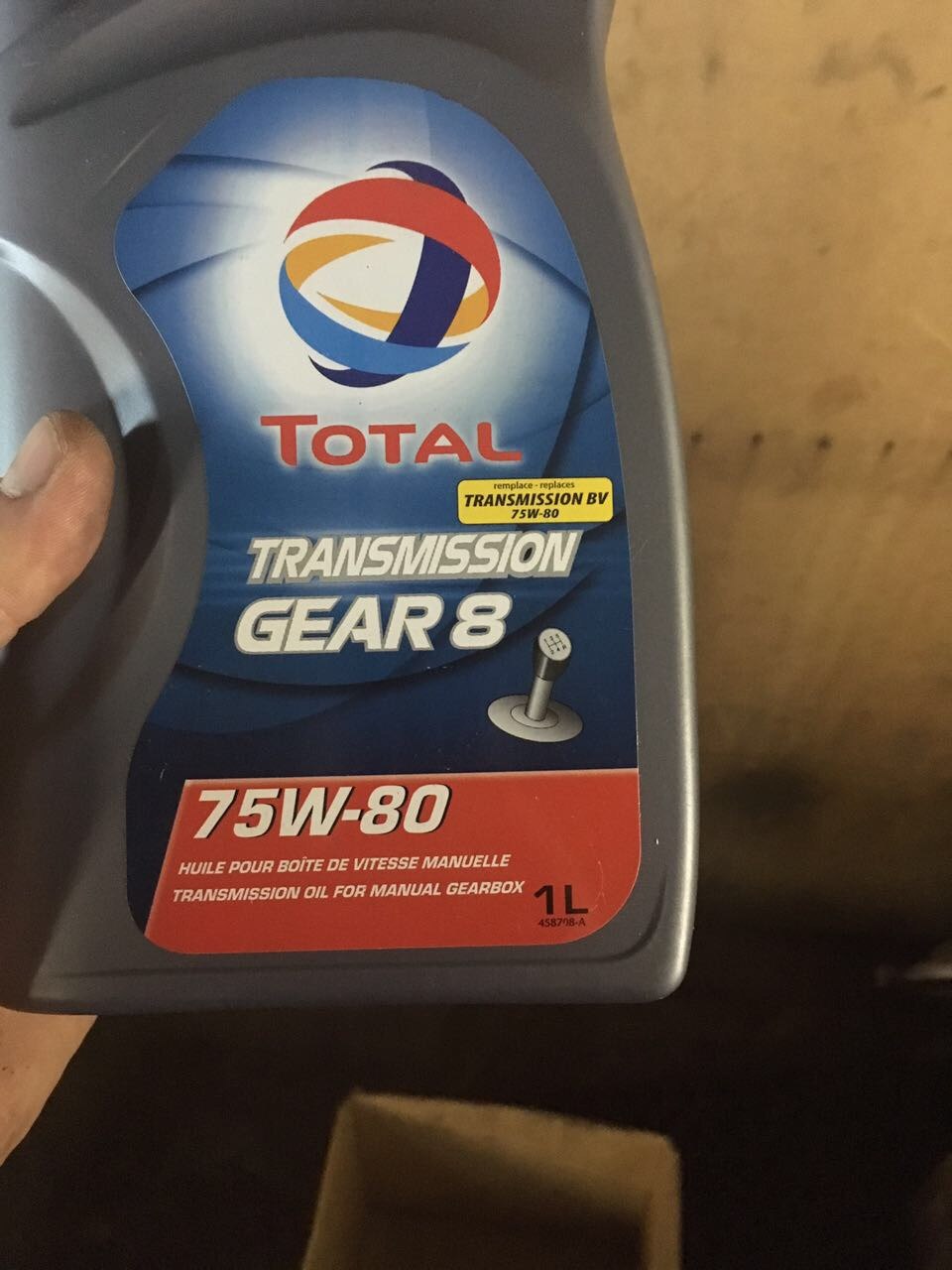 Total transmission gear 8