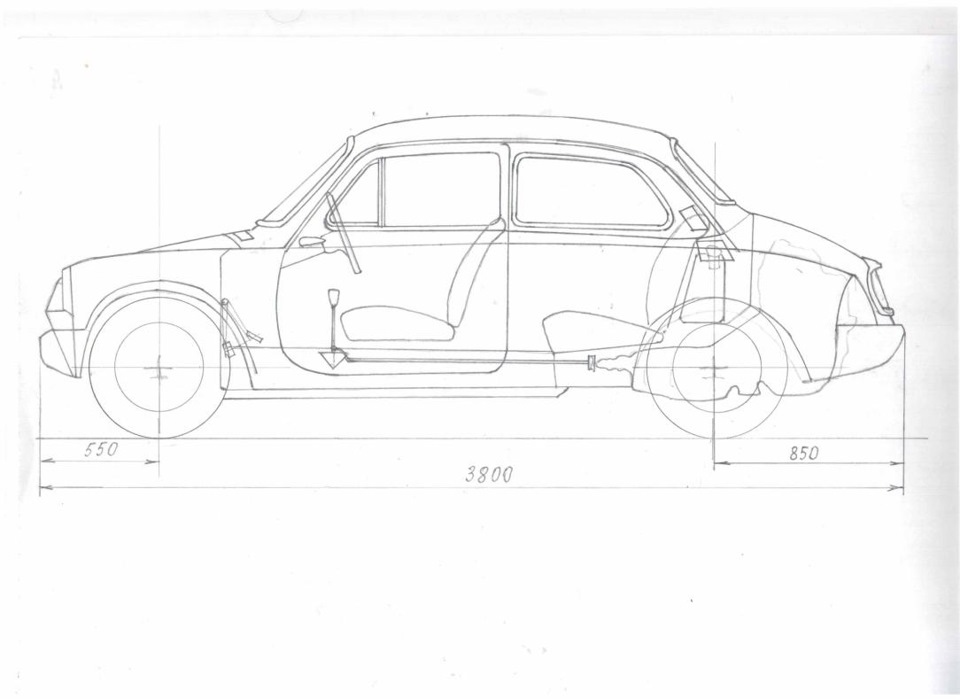 Заз 965 чертеж