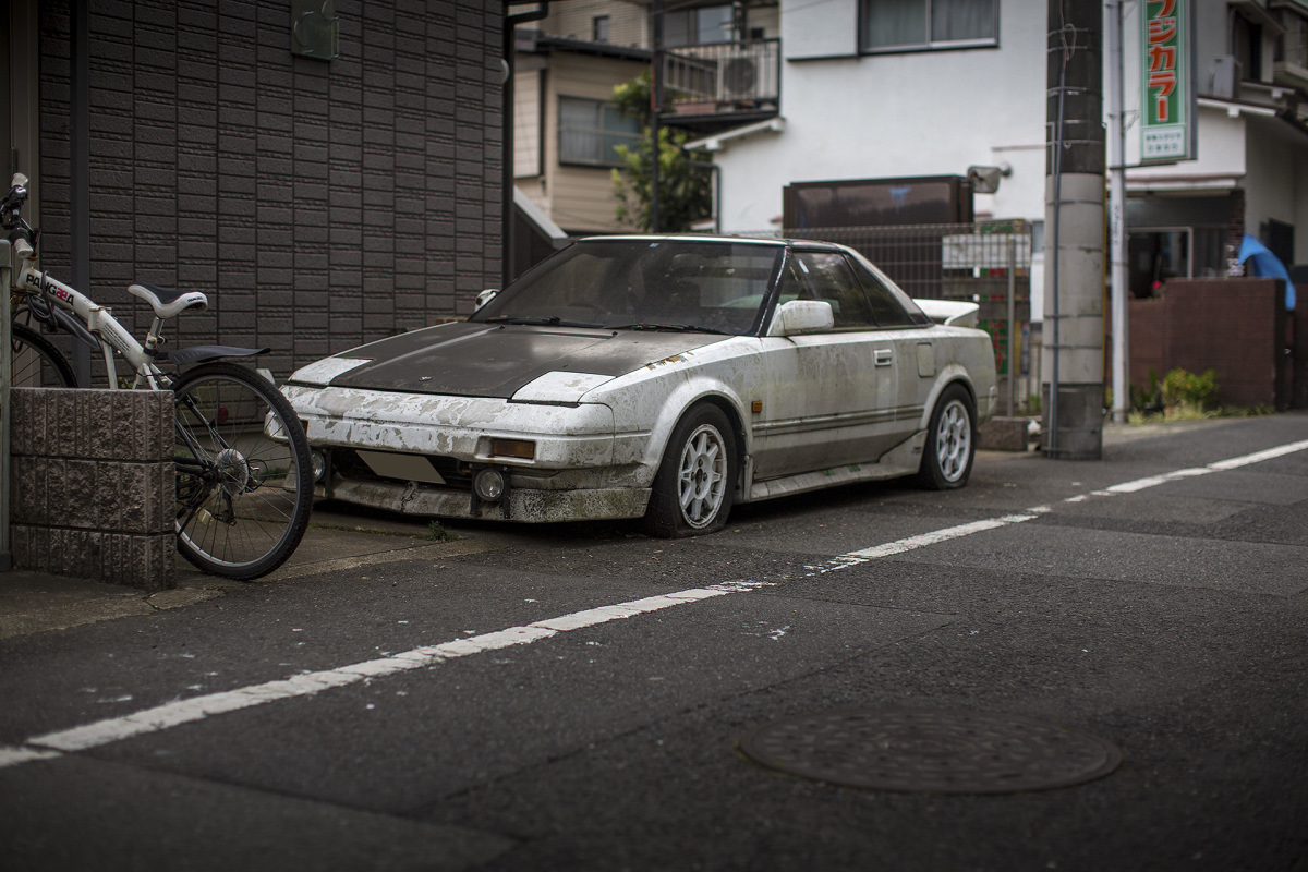 Японские улицы с машинами