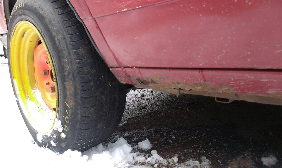 Переобулся — Москвич 2141, 1,8 л, 1992 года | колёсные диски | DRIVE2