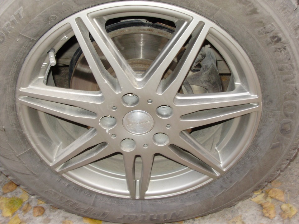 Приобретение дисков и резины к зиме — Toyota Harrier (1G), 2,2 л, 1998 ...