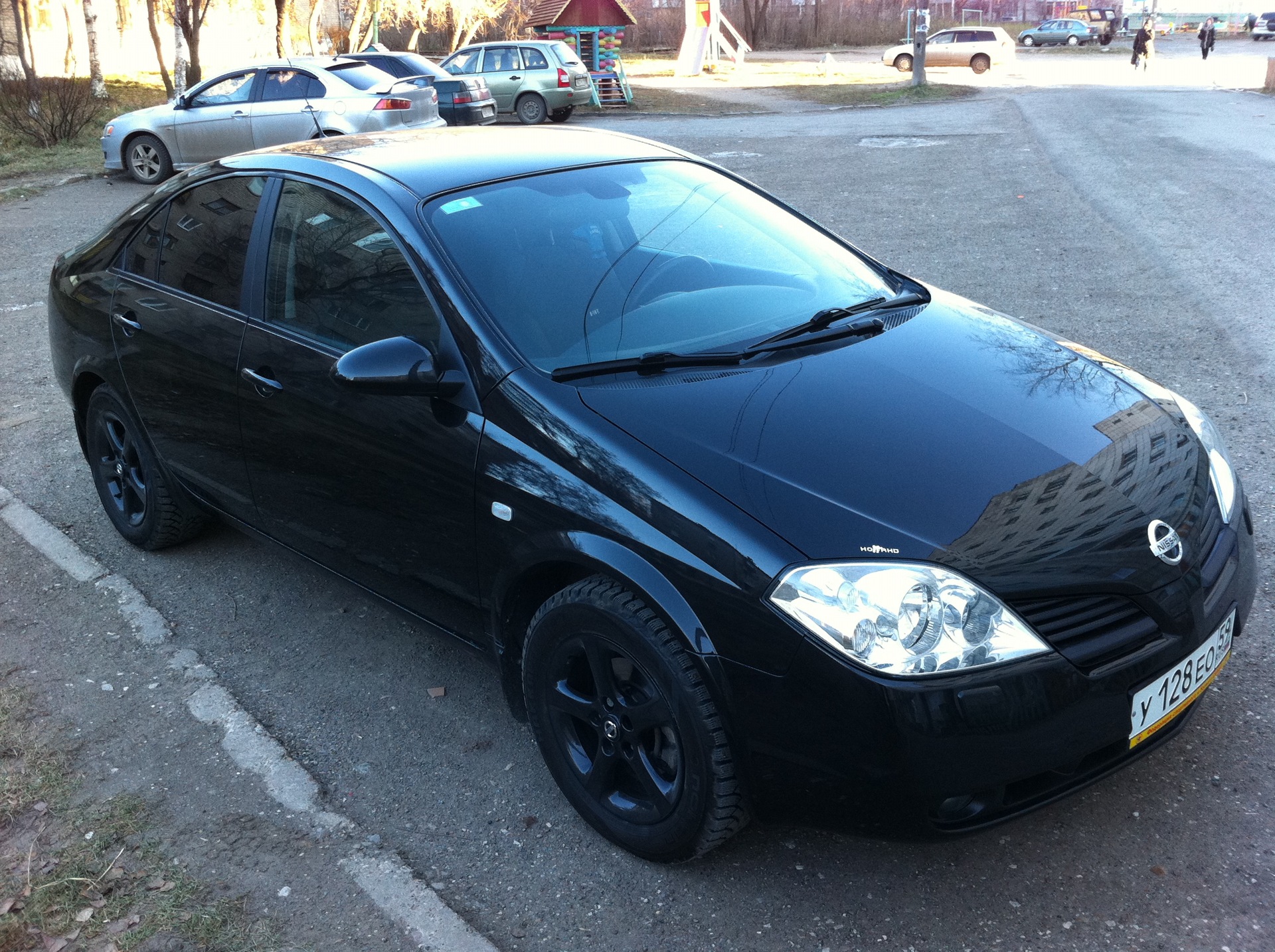 Б у примера р12 Больше чёрного))) - Nissan Primera (P12), 1,6 л, 2007 года тюнинг DRIVE2