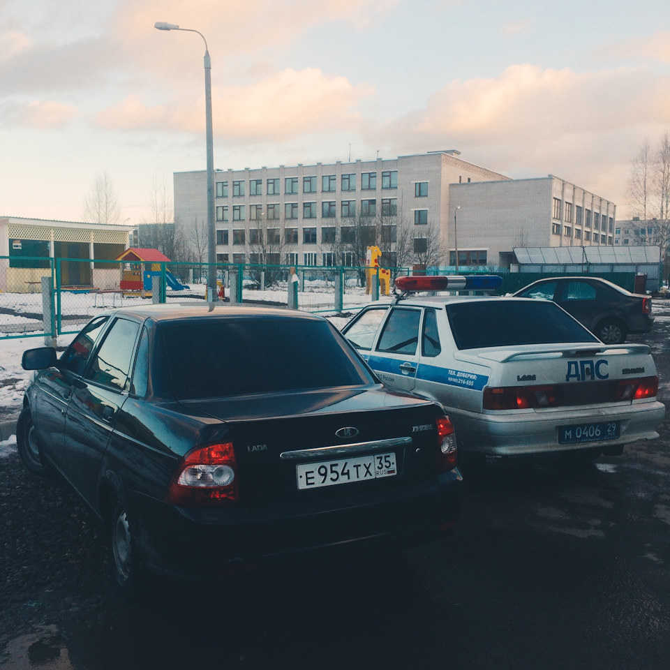 № 11. Я еду домой + встреча с доблестными. — Lada Приора седан, 1,6 л, 2017  года | просто так | DRIVE2