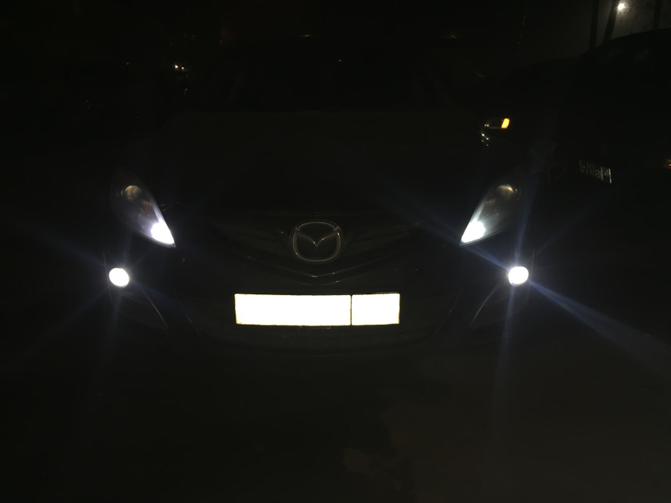 Диоды в туманки или дневные ходовые огни из туманок — Mazda 6 (2G) GH ...