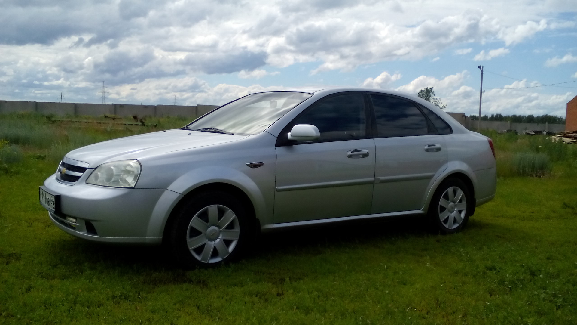 Chevrolet Lacetti серый