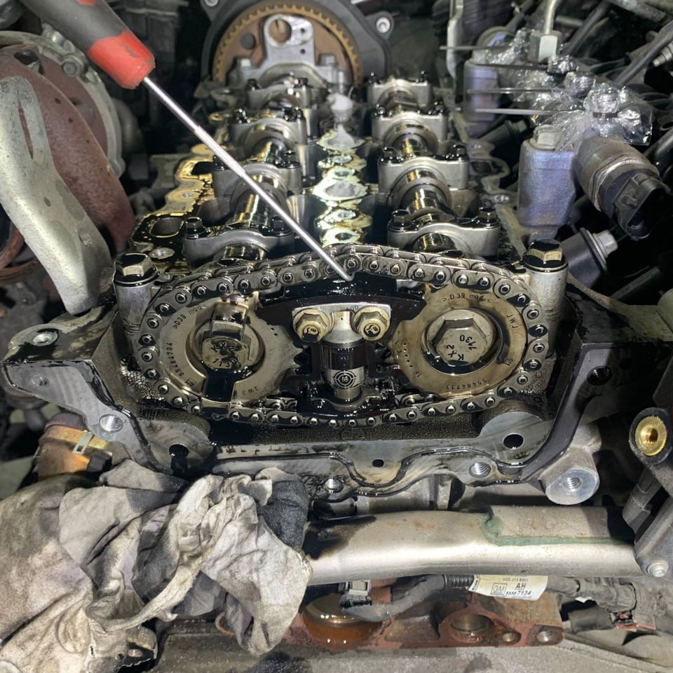 Замена цепи распредвалов B20DTH — Opel Insignia Sports Tourer (1G), 2 л ...