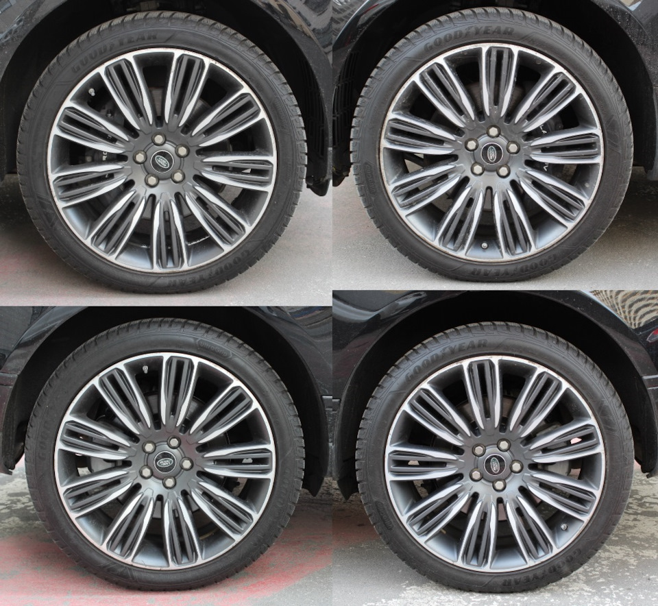 Шины зимние нешипованные Goodyear 275/40 R22 на Land Rover Range Rover  (4G). Б/у | 58 000 ₽ в городе Москва | DRIVE2