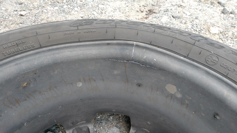 Влетел в яму, куплю диск рио — KIA Rio (1G), 1,5 л, 2005 года ...