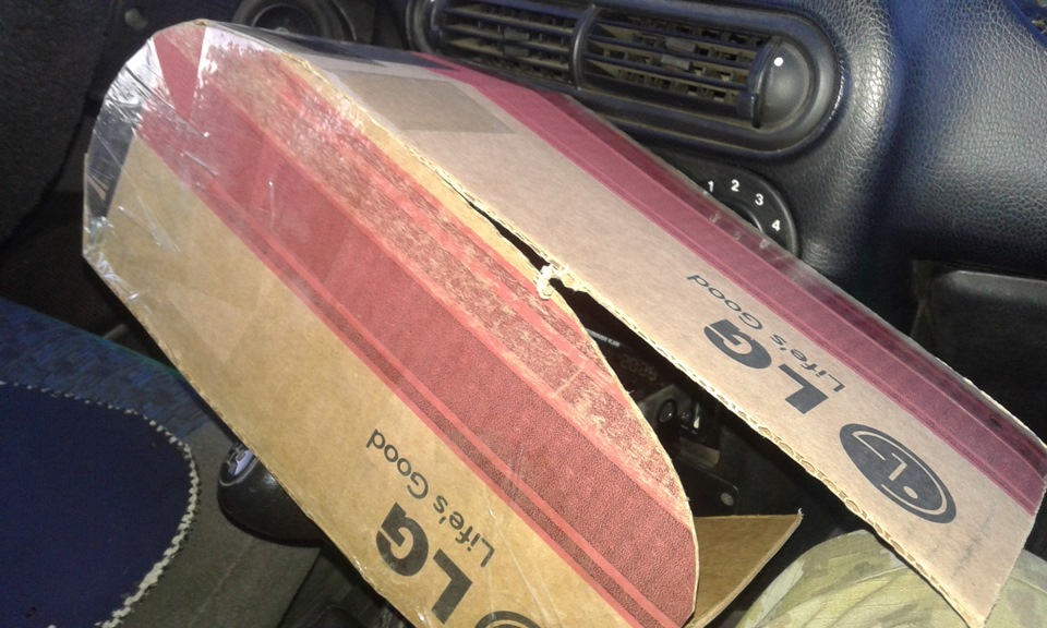 Затем склеил вот такую конструкцию — Chevrolet Niva (1G)