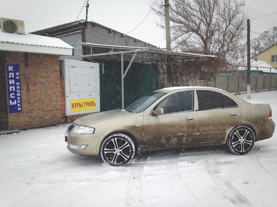 Ниссан альмера классик на 16 дисках фото