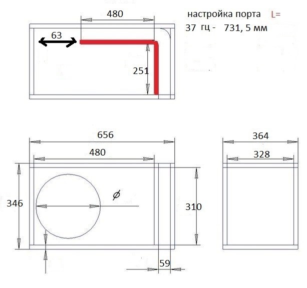 Что значит настройка короба сабвуфера в герцах