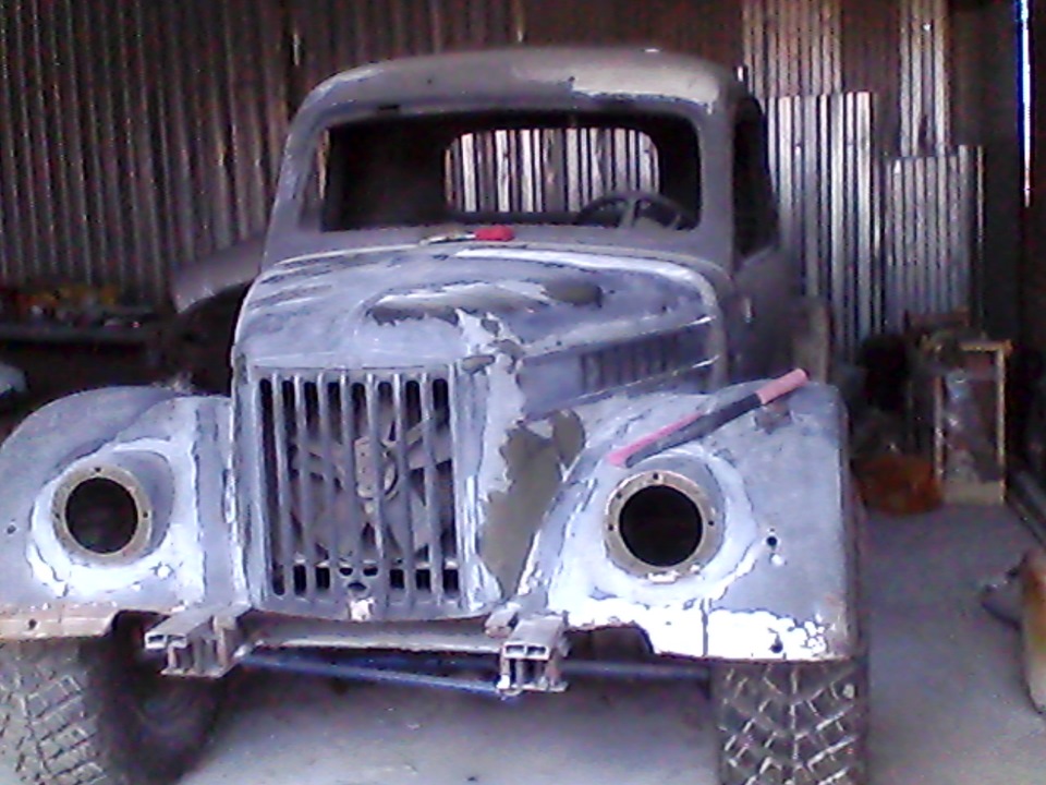 подготовка капота к покраске — ГАЗ 69, 2,3 л, 1975 года | тюнинг | DRIVE2