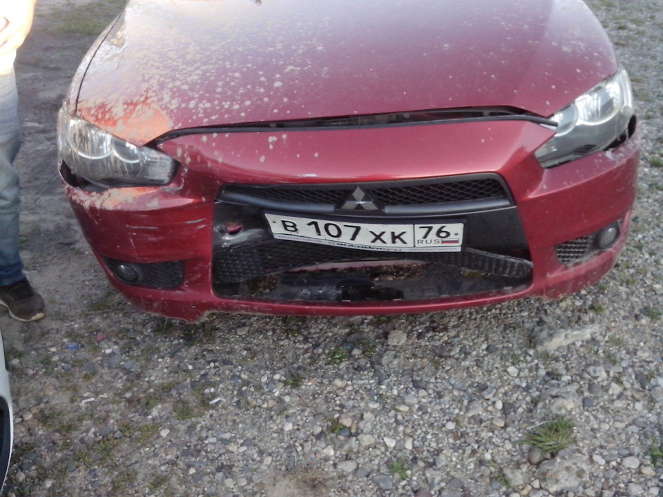 Ищу бампер на лансер Х — Mitsubishi Lancer X, 1,8 л, 2008 года ...