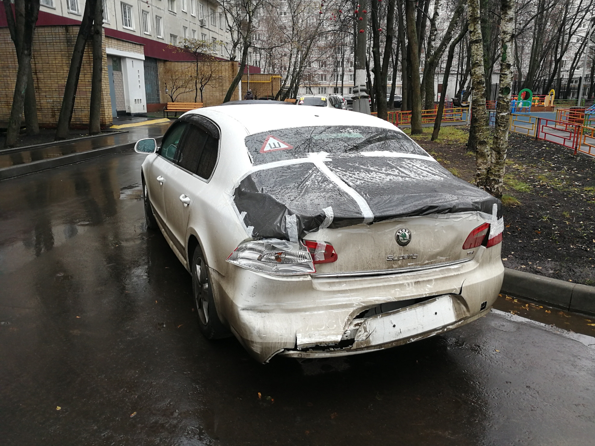 Временный тюнинг :) — Skoda Superb Mk2, 1,8 л, 2012 года | тюнинг | DRIVE2