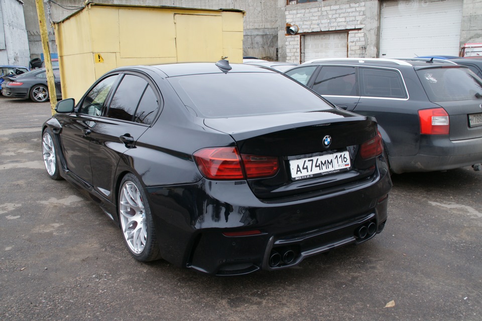 Расширение задних крыльев bmw f30