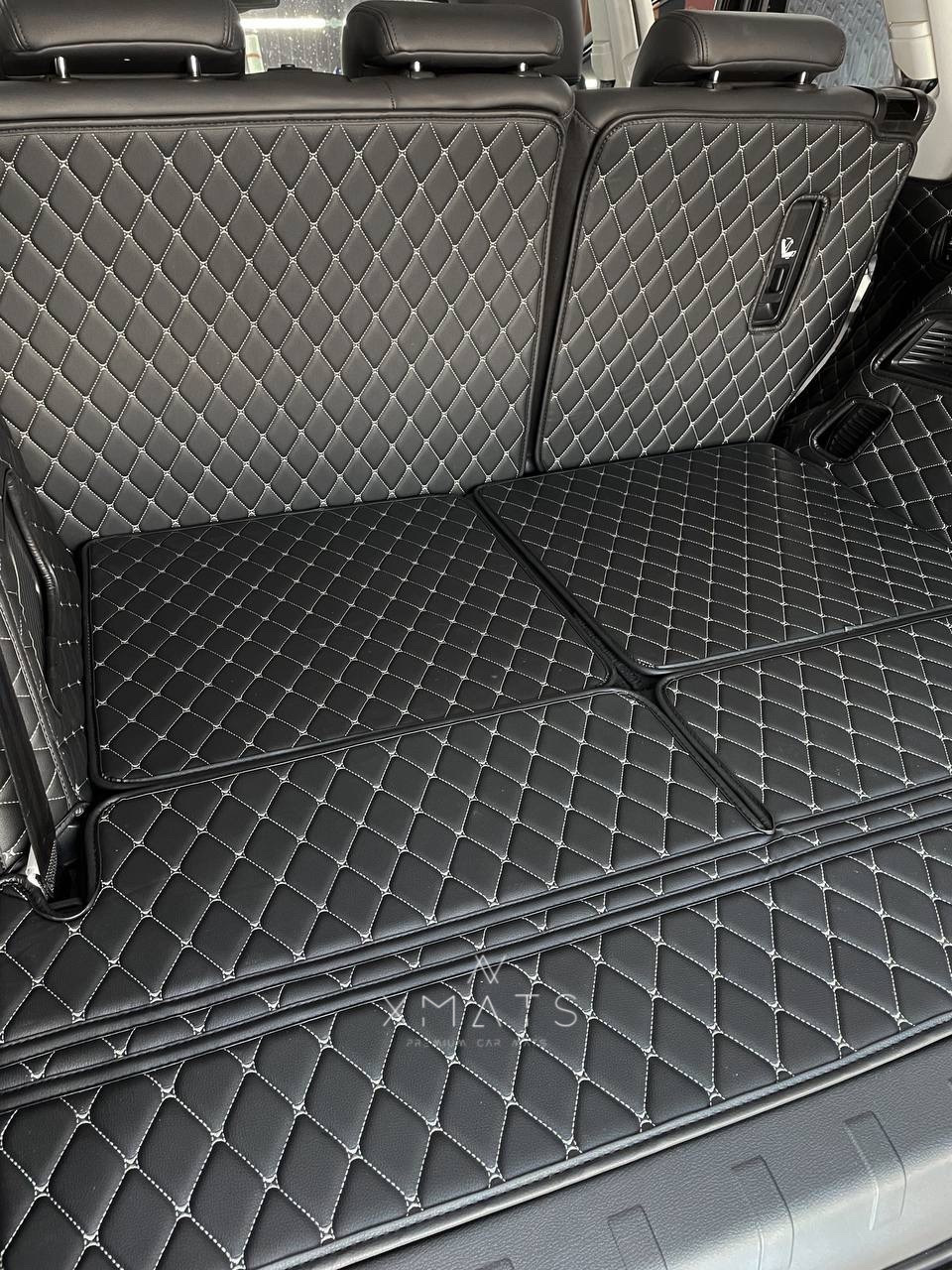Коврики из экокожи в багажник на Haval H9. 3D коврики из экокожи в ...