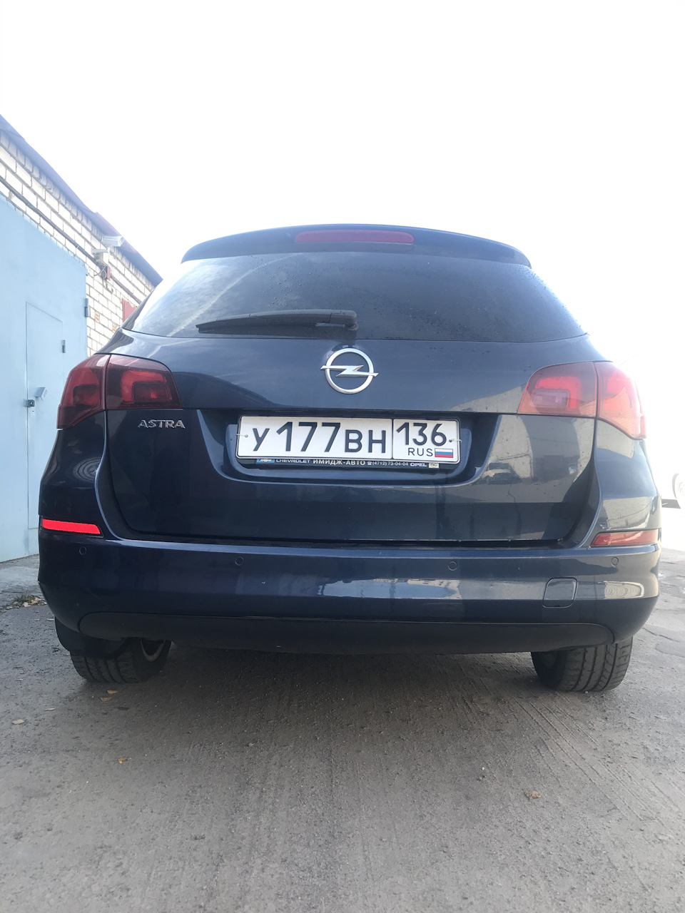 [7] Брызговики (задние) — Opel Astra J, 1,6 л, 2012 года | просто так ...