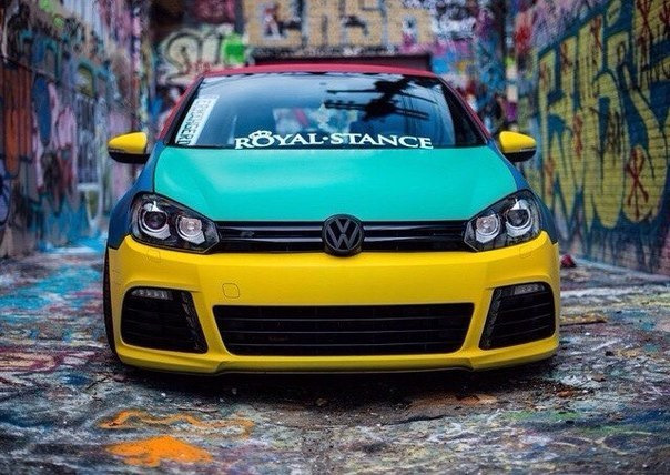 VW Polo седан Харлекин