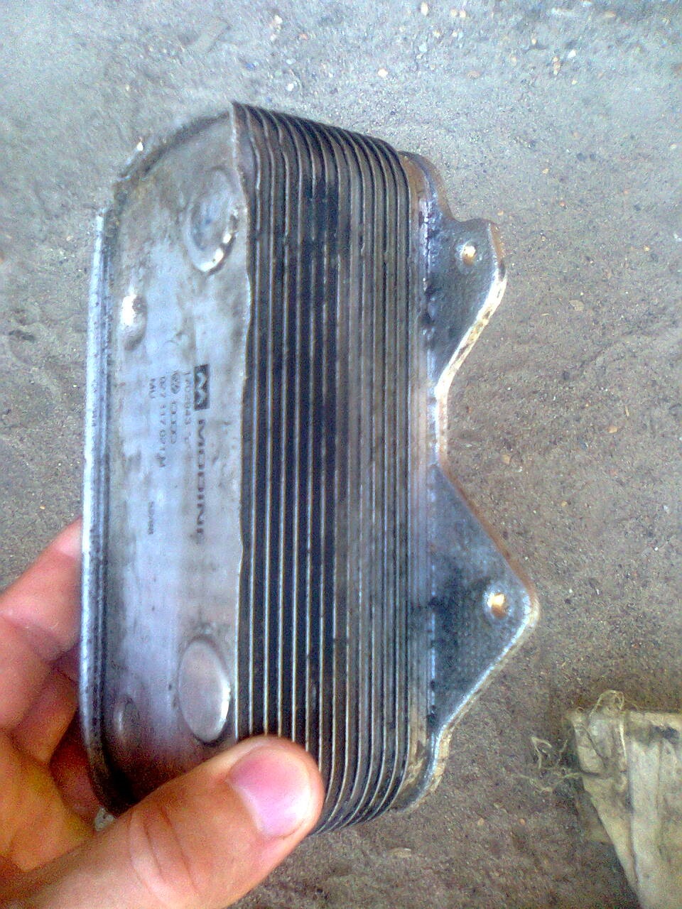 Замена Маслоохладителя (моторного масла) — Audi A8 (D2), 4,2 л, 2002 ...