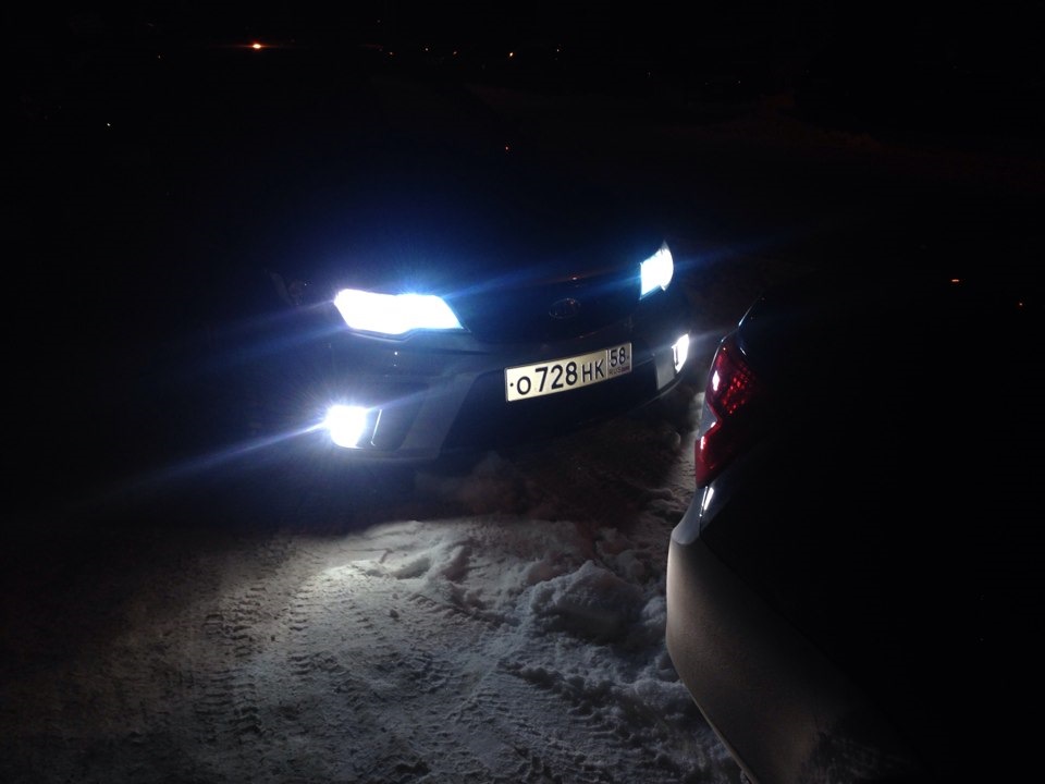 15. Ксенон на дальний 12000К — KIA Cerato Koup (1G), 2 л, 2010 года ...