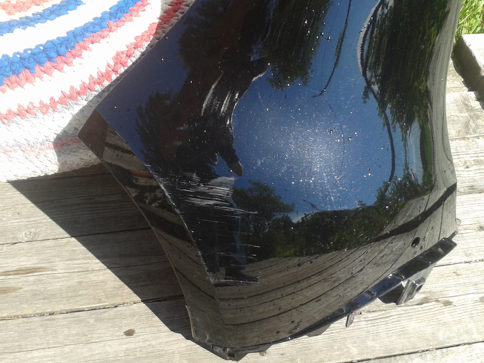 Убрал царапины на заднем бампере — Renault Scenic III, 1,5 л, 2010 года ...