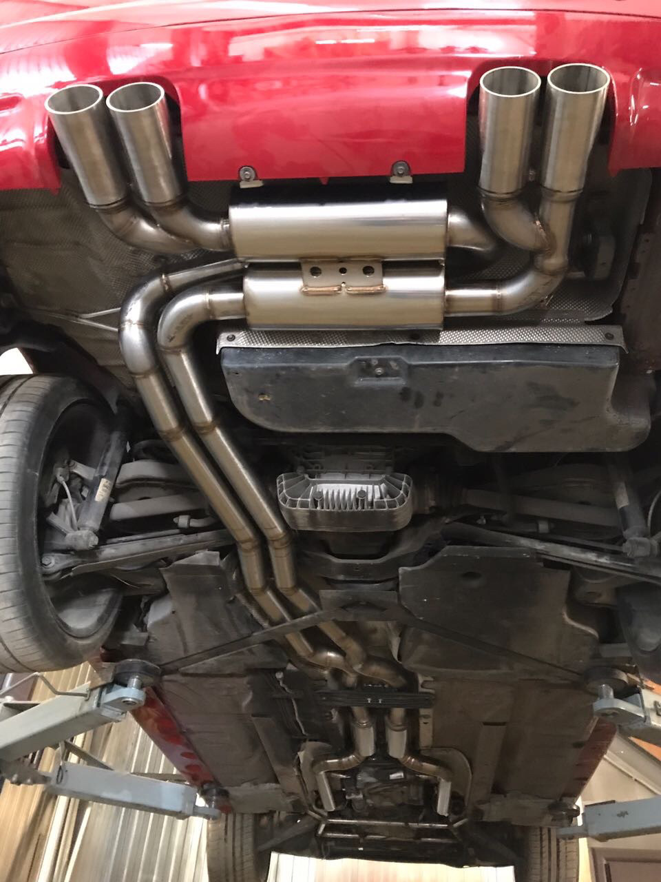 BMW E46 320D M3 LOOK EXHAUST SPORTUITLAAT UITLAAT SYSTEM bY MAXIPERFORMANCE nl -