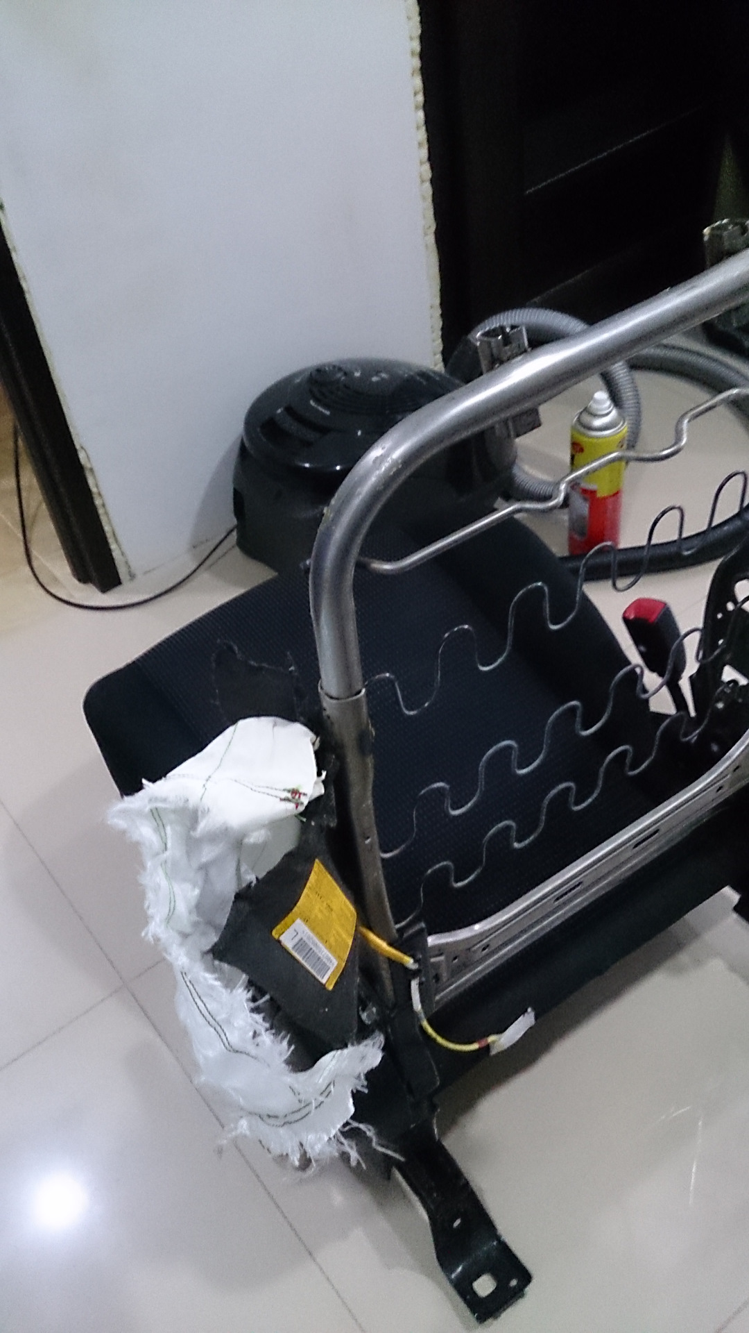 Замена боковой подушки безопасности — Mitsubishi Lancer X, 2,4 л, 2008 ...