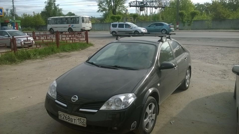 Багажник ниссан примера р12 седан Багажник на крышу - Nissan Primera (P12), 1,8 л, 2005 года тюнинг DRIVE2