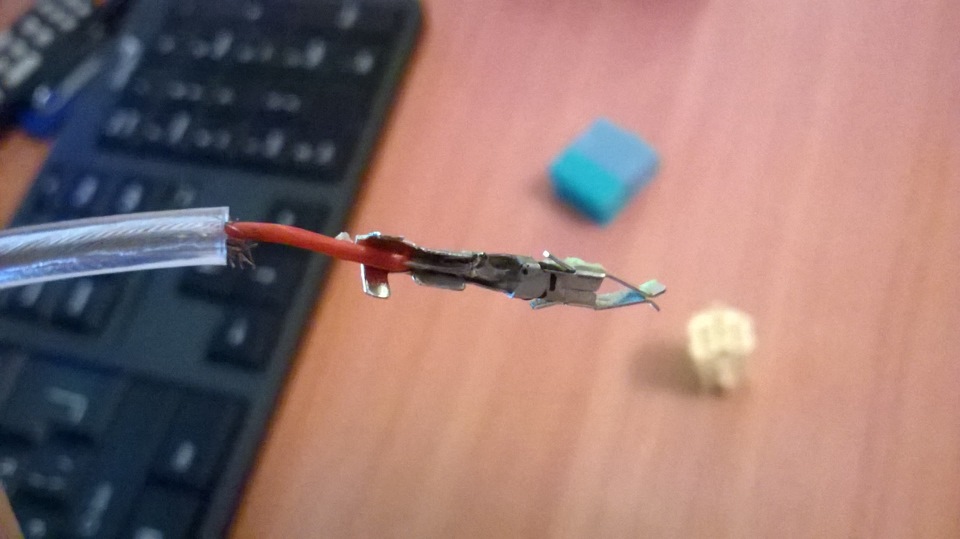 Сборка разъема mini ISO — Lada Калина 2 хэтчбек, 1,6 л, 2013 года ...