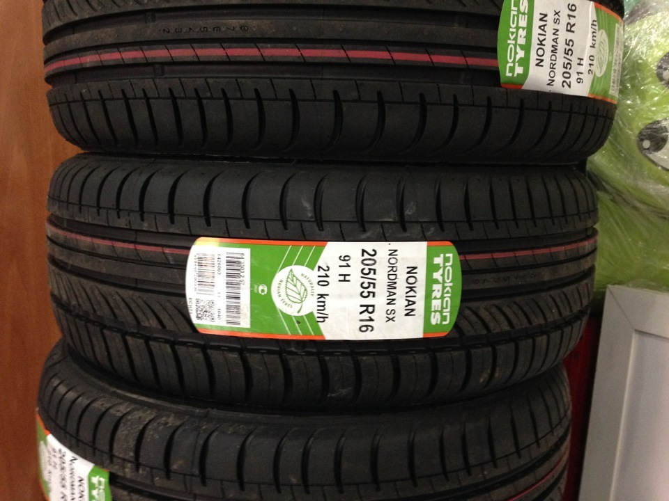 Новая летняя резина Nokian Nordman SX R16 205/55 91H — KIA Cerato (2G ...