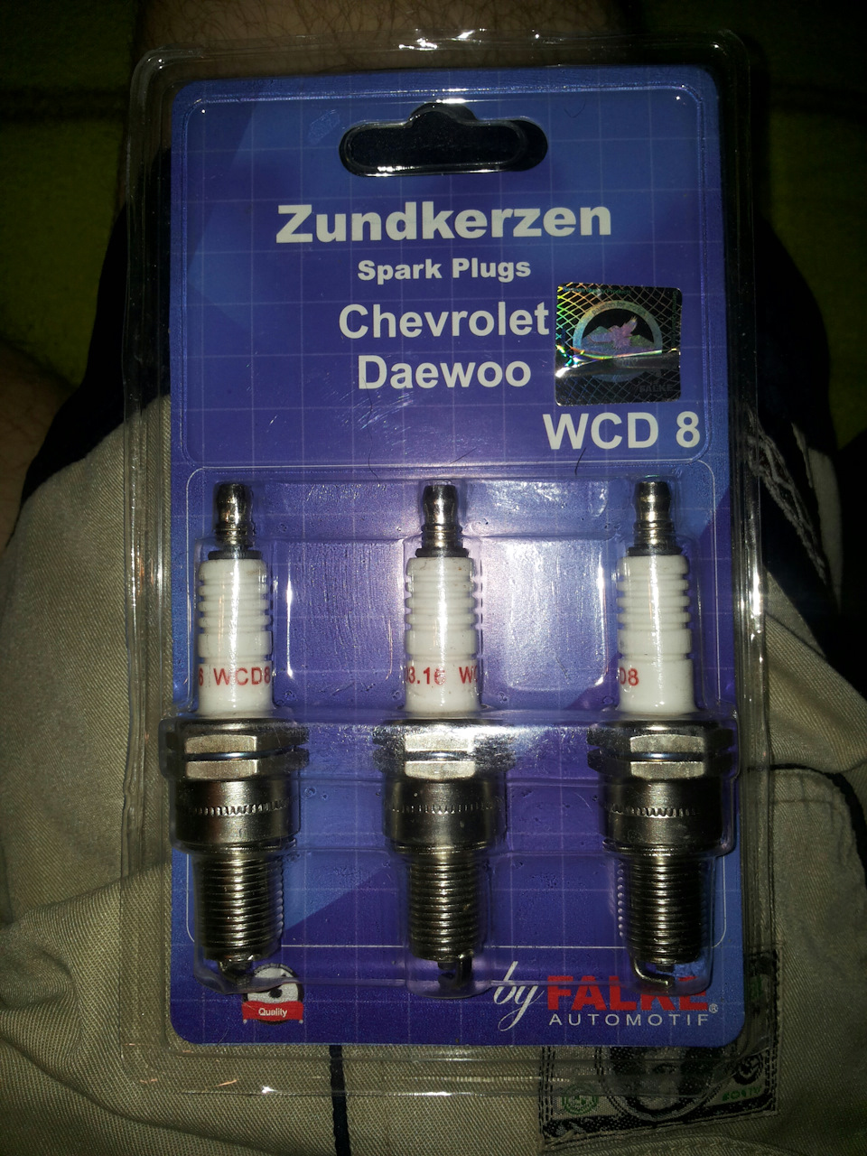 Zundkerzen spark plugs falke wcd8 — Daewoo Matiz (M100/M150), 0,8 л ...