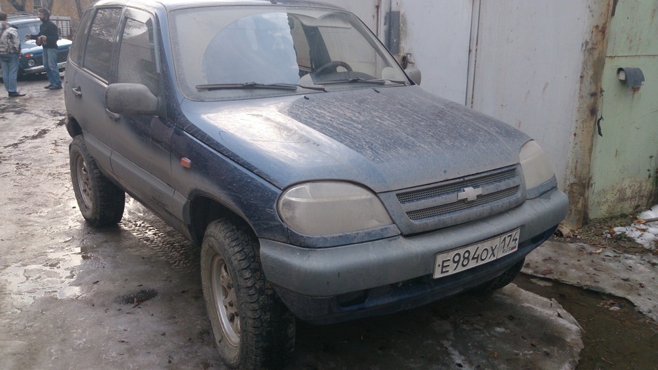 Ханкук дюнапро атм на зиму — Chevrolet Niva (1G), 1,7 л, 2007 года ...