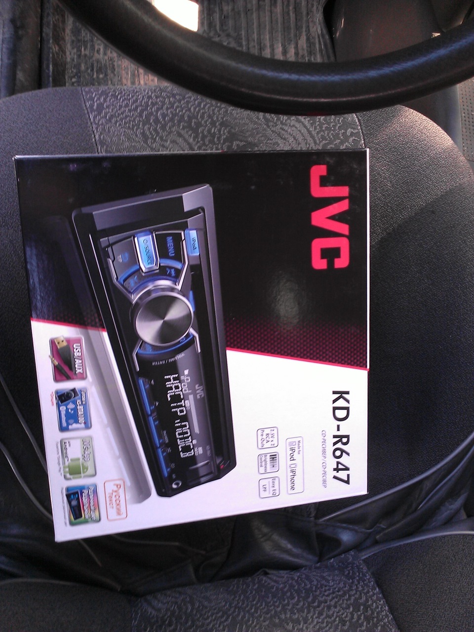 jvc kd r647 — Chevrolet Niva, 1,7 л, 2004 года | автозвук | DRIVE2