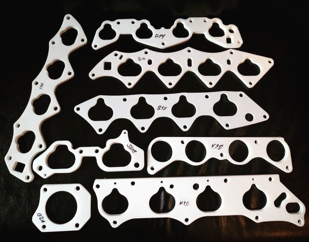 Термопрокладки впускного коллектора и дросселя собственного ...