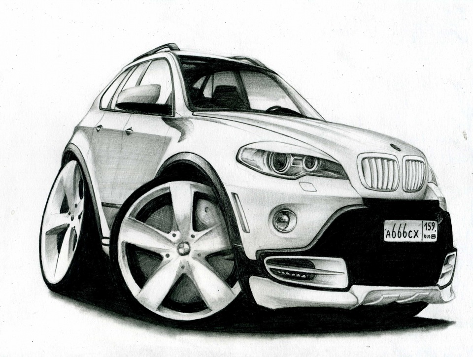 Как нарисовать bmw x5