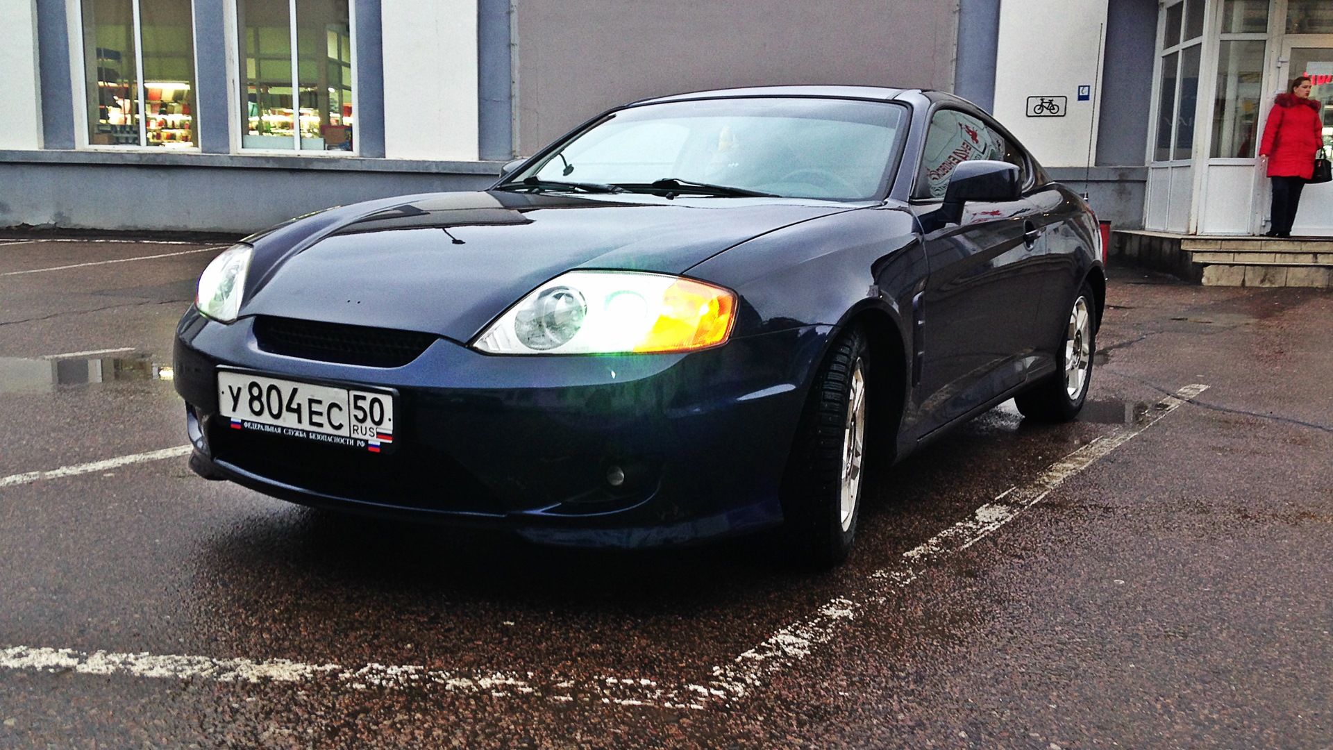 Hyundai Coupe (GK) 2.0 бензиновый 2004 | Синий красавец! на DRIVE2