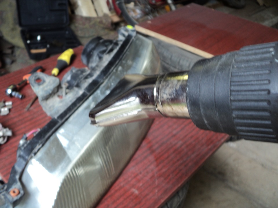 Переделка фар под штатный вид ксеноновых фар - Ford Focus II Hatchback, 1,6 л, 2